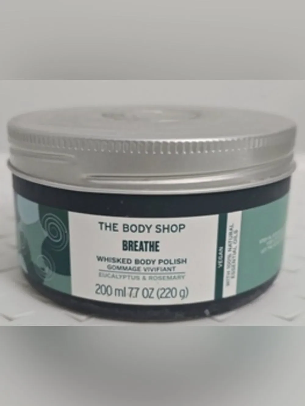 The Body Shop Breathe Whisked Body Polish Eucalyptus & Rosemary 7.7 OZ